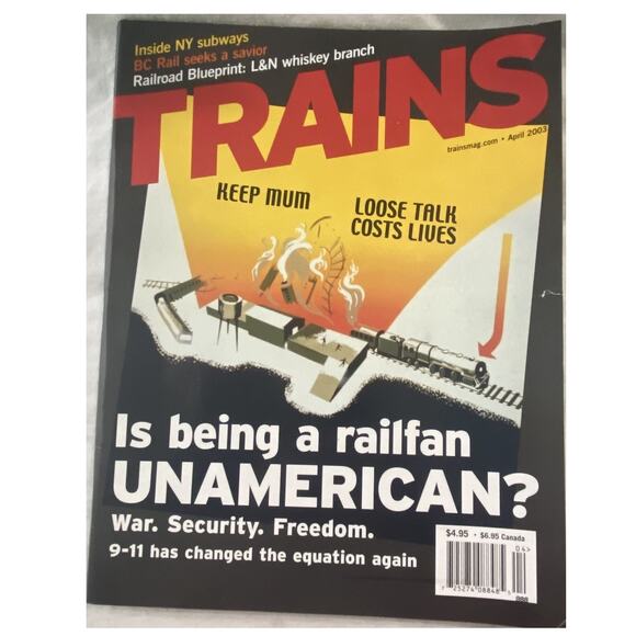Vtg Lot 4 Trains Jan Feb Mar Apr 2003 Magazine Railroad Freight Yard Collect - Picture 9 of 11
